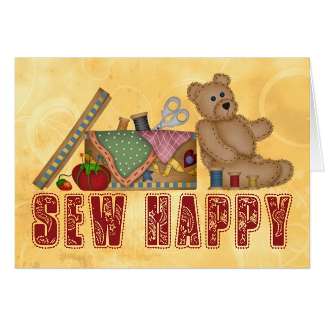 Sew Happy (Front Horizontal)