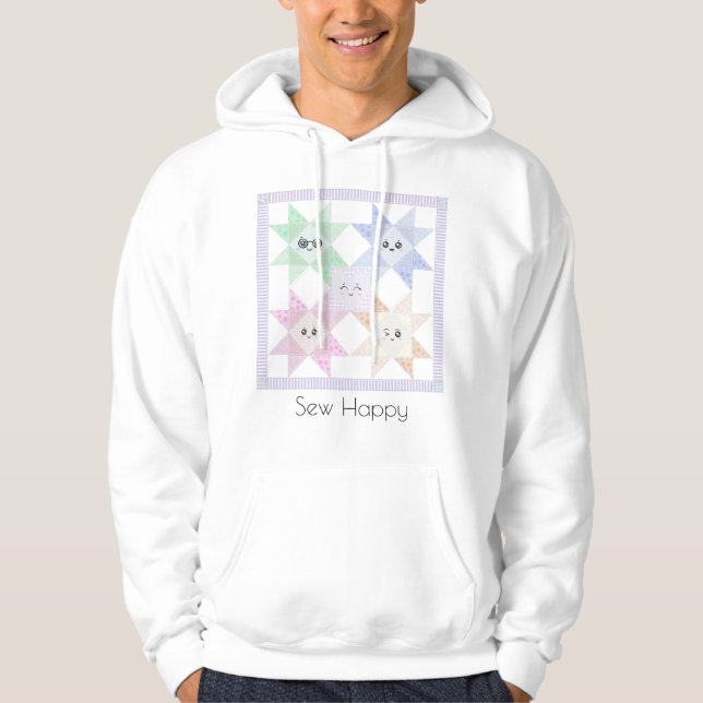 Sew Happy hoodies (Front)