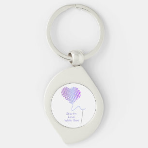 Sew in Love with You Key Ring