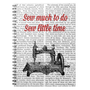 Sew Little Time Illustration Notebook