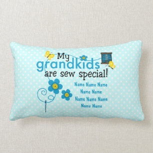 Sew Special Grandkids Personalised Lumbar Pillow