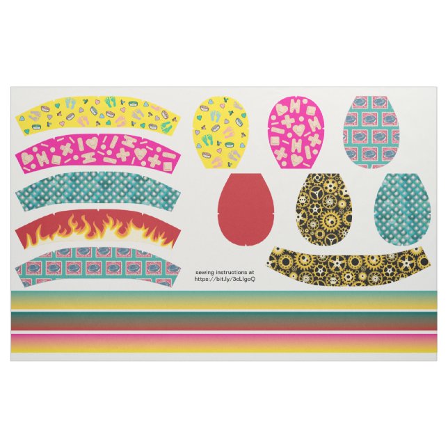 Sew Your Own Reversible Scrub Cap Kit Fabric (Yard)