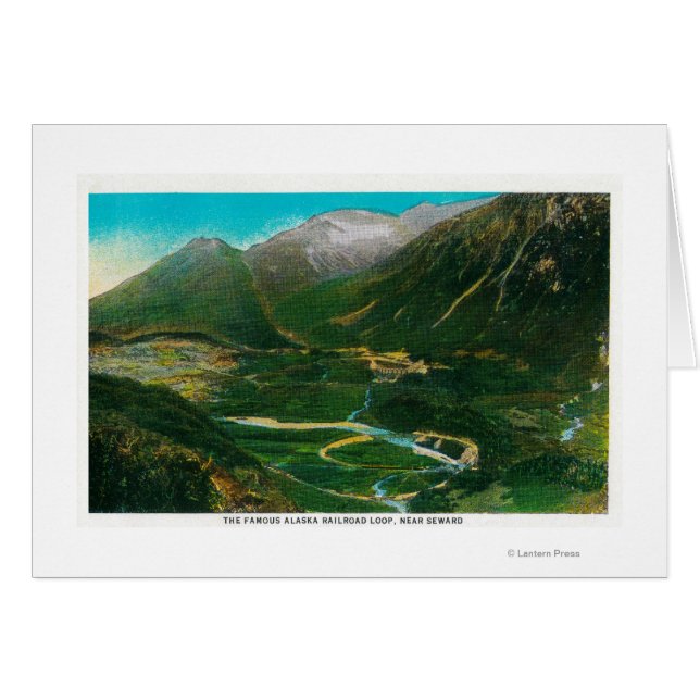 Seward, Alaska Area Famous Railroad Loop (Front Horizontal)