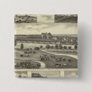 Seward Farms, Nebraska 15 Cm Square Badge