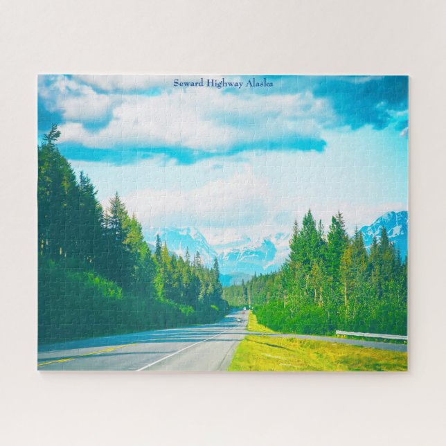Seward Highway Alaska Jigsaw Puzzle (Horizontal)