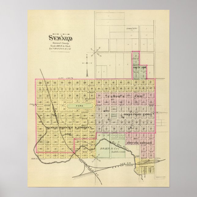 Seward, Nebraska Poster (Front)
