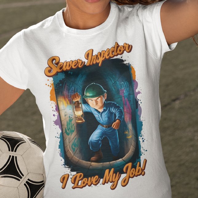 Sewer Inspector Illuminating the Unknown T-Shirt (Creator Uploaded)
