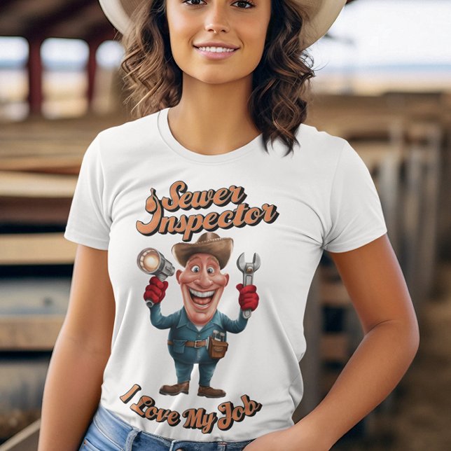 Sewer Inspector With Wrenches T-Shirt (Creator Uploaded)