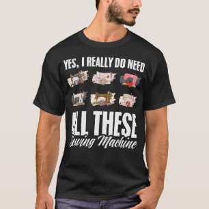 Sewer Knitting Quilting Crocheting Needle Thread S T-Shirt