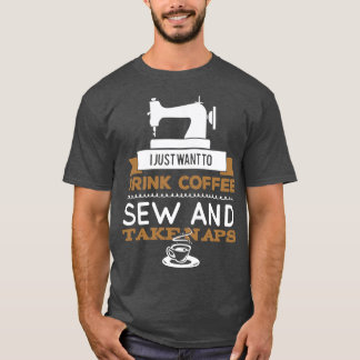 Sewer Sew Sewing Machine Tailor Tailoring T-Shirt