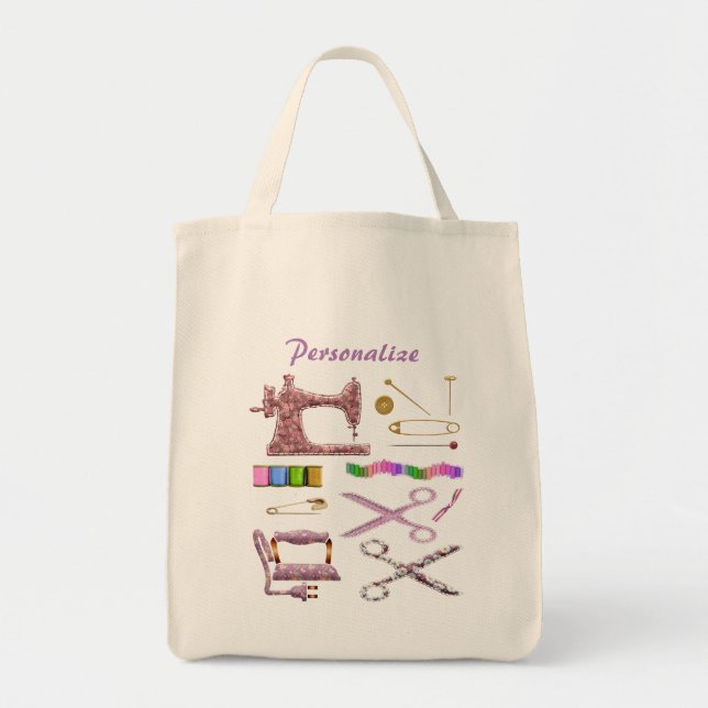 Sewing Accessories Tote Bag (Front)