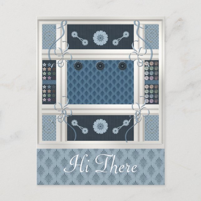 Sewing Addict Postcard (Front)