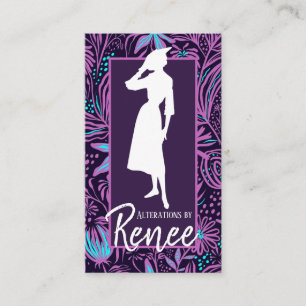 Sewing & Alterations Shop Business Card