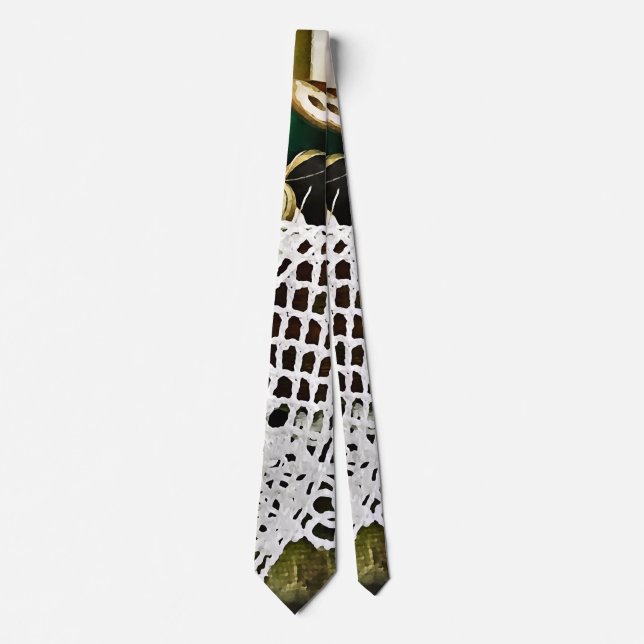 Sewing Basket With Thread and Lace Tie (Front)