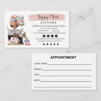 Sewing Business Card Fashion Designer