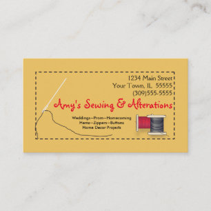 Sewing Business Cards
