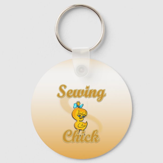 Sewing Chick Key Ring (Front)
