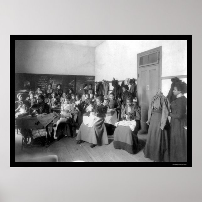 Sewing Class Howard University 1900 Poster (Front)