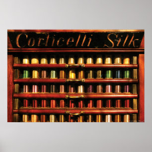 Sewing - Corticelli Silk Poster