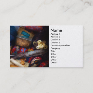 Sewing - Devoting to sewing Business Card