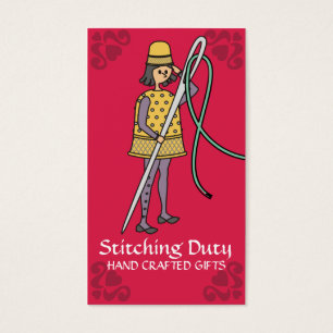 Sewing embroidery thimble needle thread soldier