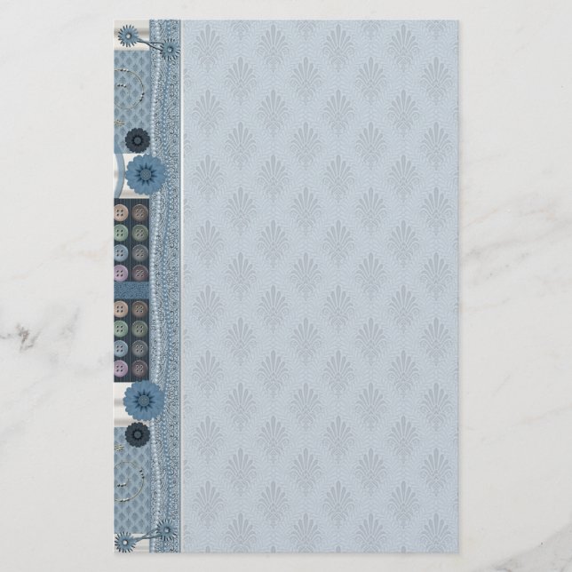 Sewing Enthusiast Stationery (Front)