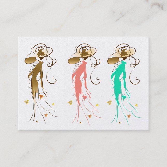 Sewing  / Fashion / Seamstress Business Card (Front)