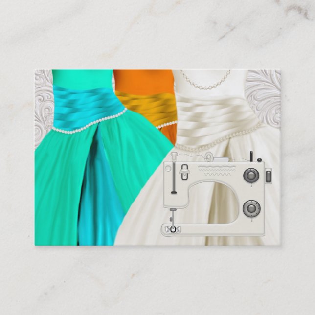 Sewing / Fashion / Seamstress Business Card (Front)