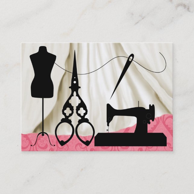Sewing / Fashion / Seamstress - SRF Business Card (Front)