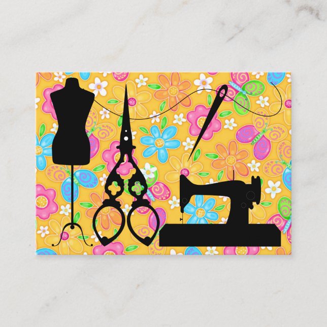 Sewing / Fashion / Seamstress - SRF Business Card (Front)
