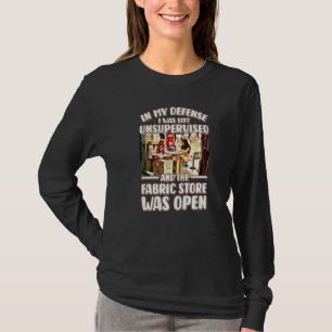 Sewing For Women Fabric Crazy Quilt Lady Craft T-Shirt