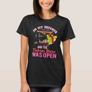 Sewing For Women Fabric Crazy Quilt Lady Craft T-Shirt