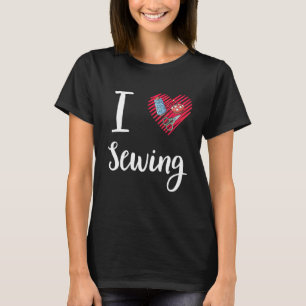 Sewing  For Women Seamstress Sewist Thread Who Qui T-Shirt