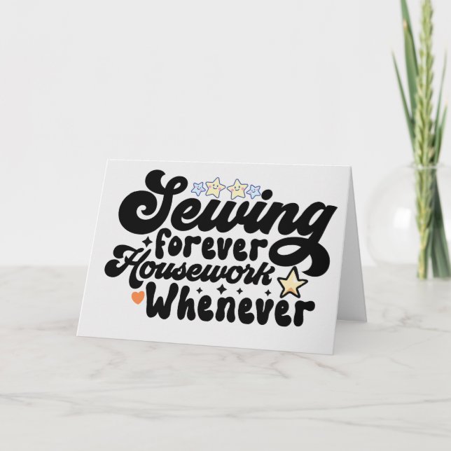 Sewing Forever Card (Front)