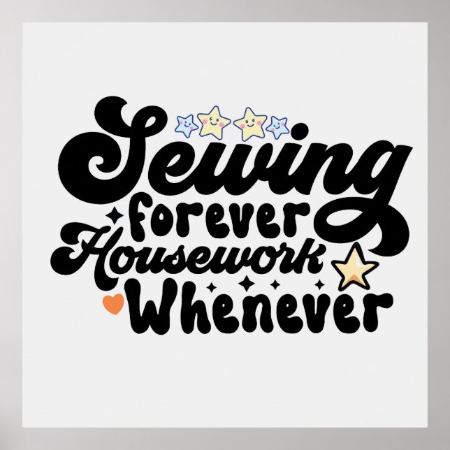 Sewing Forever Poster (Front)