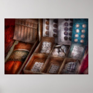 Sewing - Fresh buttons for sale Poster