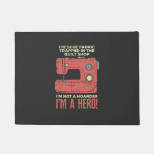 Sewing - I Rescue Fabric Doormat