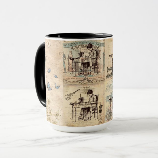 Sewing Inspiration Mug (Front Left)