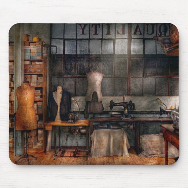 Sewing - Inudstrial - Quality Linens Mouse Pad (Front)