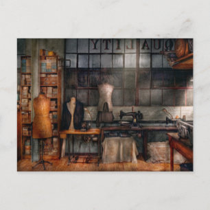 Sewing - Inudstrial - Quality Linens Postcard