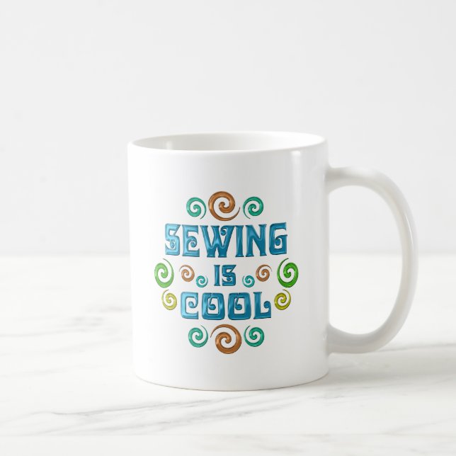 Sewing is Cool Coffee Mug (Right)