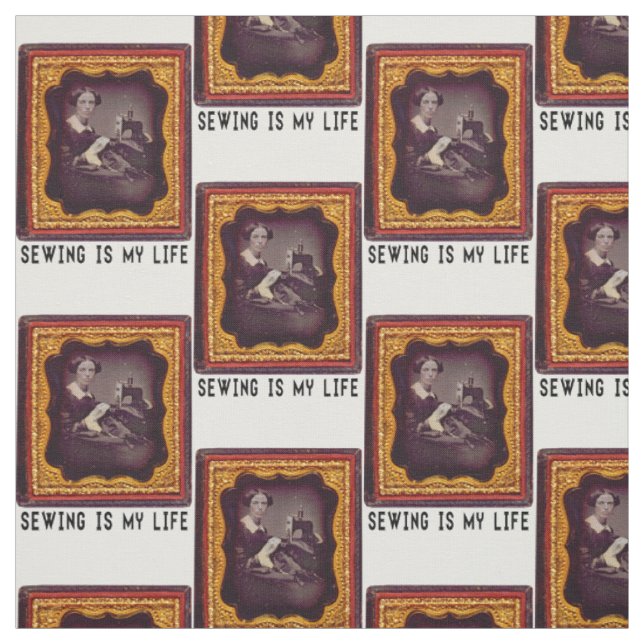 Sewing Is My Life Fabric (Swatch)