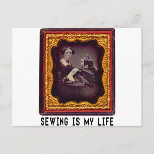 Sewing Is My Life Postcard