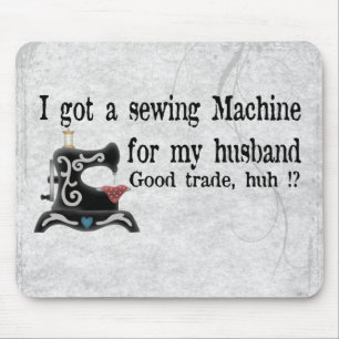 Sewing Joke Mouse Pad