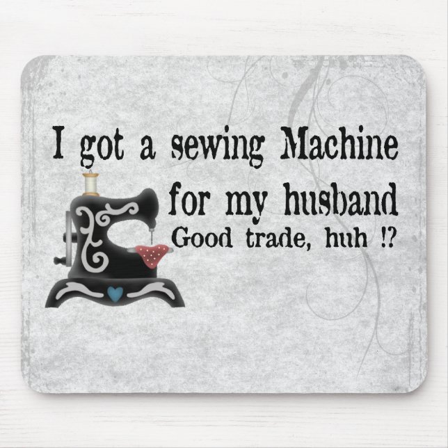 Sewing Joke Mouse Pad (Front)