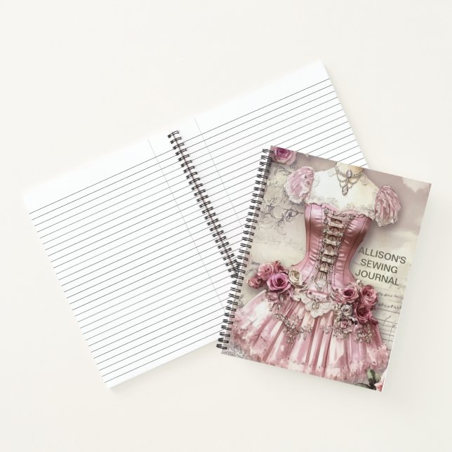 Sewing Journal Spiral Notebook (Inside)