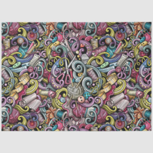 Sewing - Knitting Gift Wrap Tissue Tissue Paper