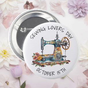 Sewing Lovers Day 6 Cm Round Badge