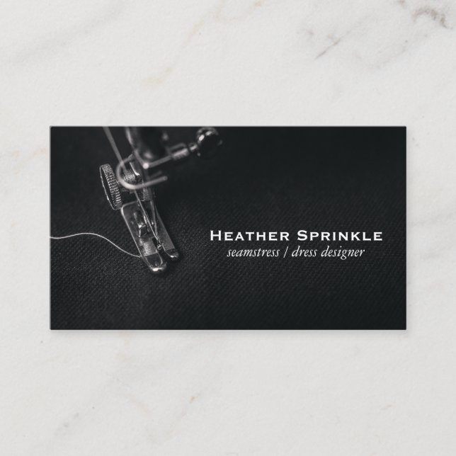 Sewing Machine | Business Card (Front)