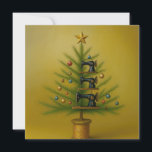 Sewing machine Christmas tree Happy Crafty Xmas Holiday Card<br><div class="desc">Celebrate a craft Christmas with this antique sewing machine Christmas tree! Perfect stocking stuffer for your favourite quilter, tailor, patternmaker, fabric hoarder, crafty sewist. Perfect gift for anyone who loves to sew and loves to decorate for Christmas! A whimsical holiday design featuring a Christmas tree formed from stacked vintage sewing...</div>
